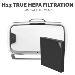 Air Purifiers<Fellowes Array AS2 True HEPA Floor-Standing Air Purifier, 5-Speed, White (5884501)