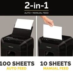 Fellowes AutoMax 100MA 100-Sheet Micro-Cut Shredder (4704001)* Shredders & Accessories