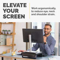 Fellowes Breyta Collection Adjustable Monitor Stand, (100098502)* Monitor Mounts & Stands