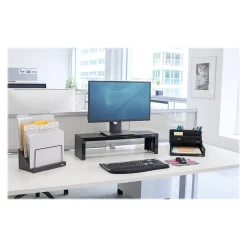 Fellowes Designer Suites Desk Shelf, Holds Up to 30 lbs., Black (8038801)* Monitor Mounts & Stands