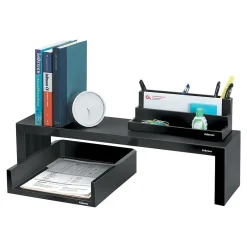 Fellowes Designer Suites Desk Shelf, Holds Up to 30 lbs., Black (8038801)* Monitor Mounts & Stands