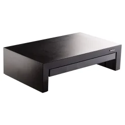 Fellowes Designer Suites Adjustable Monitor Riser, Up to 32", Black - 8038101* Monitor Mounts & Stands