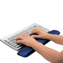Fellowes Gel Wrist Rest, Sapphire (98737)* Ergonomic Wrist Rests