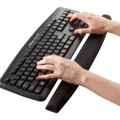 Fellowes Memory Foam Keyboard Wrist Rest, Black (9178201)* Ergonomic Wrist Rests