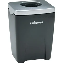 Fellowes ® Office Suites™ Paper Clip Cup, Black/Silver, 3-1/4