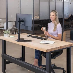 Fellowes Professional Series Freestanding Single Monitor Arm, Up to 32