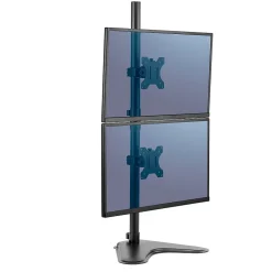 Fellowes Professional Series Freestanding Dual Stacking Monitor Arm, Up to 32