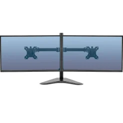 Fellowes Professional Series Free-standing Dual Horizontal Monitor Arm, Up to 27