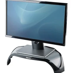 Fellowes Smart Suites Corner Monitor Riser, Up to 32", Black (8020101)* Monitor Mounts & Stands