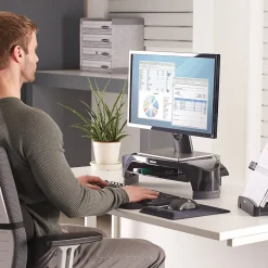 Fellowes Smart Suites Monitor Riser Plus, Adjustable, Up to 21