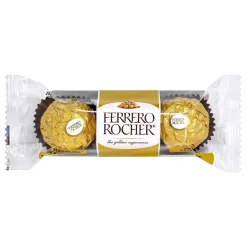 Chocolate<Ferrero Rocher Assorted Hazelnut Milk Chocolate Truffle, 1.3 oz., 12/Pack (220-02059)