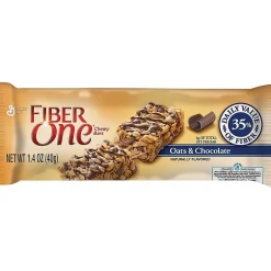 Snacks & Granola Bars<Fiber One Chewy Oats & Chocolate Granola Bar, 1.4 oz., 16 Bars/Box (GEM14562)