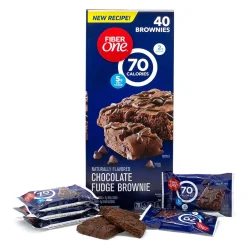 Snacks & Granola Bars<Fiber One Chocolate Fudge Brownie Bar, 0.88 oz., 40 Bars/Box (220-00454)