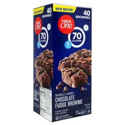 Snacks & Granola Bars<Fiber One Chocolate Fudge Brownie Bar, 0.88 oz., 40 Bars/Box (220-00454)