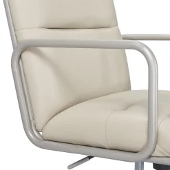 Sale Franklin Bonded Leather Computer and Desk Chair, Ivory White (CHR10060C) Office Chairs