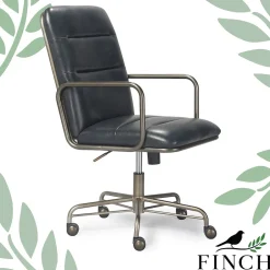 Sale Franklin Bonded Leather Computer and Desk Chair, Charcoal Gray (CHR10060A) Office Chairs