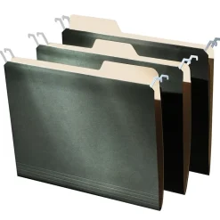 Find It ®, Tab View Hanging File Folders, Letter, 9/Pack, Green (FT07032) Sale