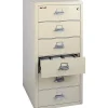 Sale Card, Check and Note File, 6-Drawer, Parchment File Cabinets