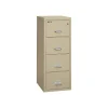 Outlet Classic 4-Drawer Vertical File Cabinet, Fire Resistant, Legal, Parchment, 25.06"D (4-2125-CPA) File Cabinets