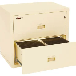 New Compact Turtle Lateral File Cabinet, 27.8" x 31.01", Letter/Legal, Fire Resistant, Tan (2R3122CPAI) File Cabinets