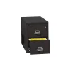 Clearance 1-Hour 2-Drawer 25" Legal Fire Resistant Vertical Cabinet, Black (22125CBLI) File Cabinets