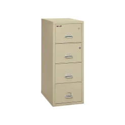 Sale Safe-in-a-File 4 File Drawer Vertical File Cabinet, Fire Resistant, Beige, Legal, 31.56"D (4-2131-CPASF) File Cabinets
