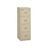 Outlet Turtle 4-Drawer Vertical File Cabinet, Fire Resistant, Letter/Legal, Beige, 22.13"D (4R1822-CPA) File Cabinets