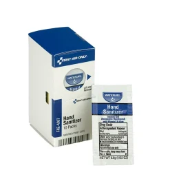 SmartCompliance First Aid Only Antiseptic Hand Sanitizer Packets, 10/Box (FAE-4007)
