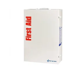First Aid Kits<First Aid Only First Aid Cabinet,ANSI Class B, 150 People, 1462 Pieces, White (91341)