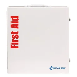 First Aid Kits<First Aid Only Metal First Aid Cabinet with Medication, ANSI Class B, 150 People, 675 Pieces (90575)