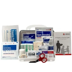 First Aid Kits<First Aid Only Plastic Weatherproof First Aid Kit, ANSI 2015 Class A, 10 People, 71 Pieces (90754)