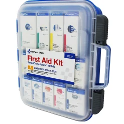 First Aid Kits<SmartCompliance First Aid Only Plastic First Aid Kit, ANSI Class A, 25 People, 112 Pieces (91537)