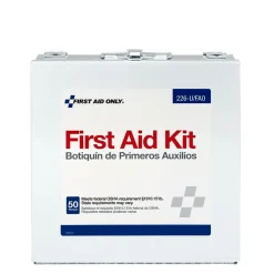 First Aid Kits<First Aid Only Unitized First Aid Kit, Metal Case, 50 People, 191 Pieces (226-U/FAO)