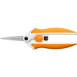 Fiskars Micro-Tip Easy Action Scissors, Pointed Tip (1069767) New