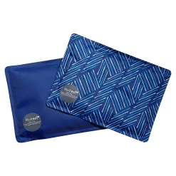 Fit & Fresh Cool Coolers Ice Packs, Navy Sketch Weave/Blue, 2/Pack (10300FF) Hot