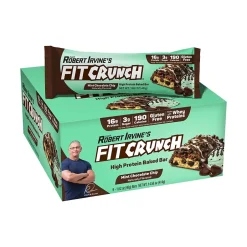 Snacks & Granola Bars<FITCRUNCH Gluten-Free Mint Chocolate Chip High-Protein Baked Bar, 1.62 oz., 9 Bars/Box (FC207E)
