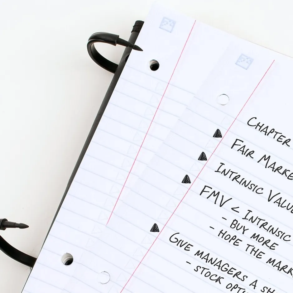 Five Star Flex 1-Subject Notebooks, 8.5" x 11", College Ruled, 80 Sheets, Red (08120) New