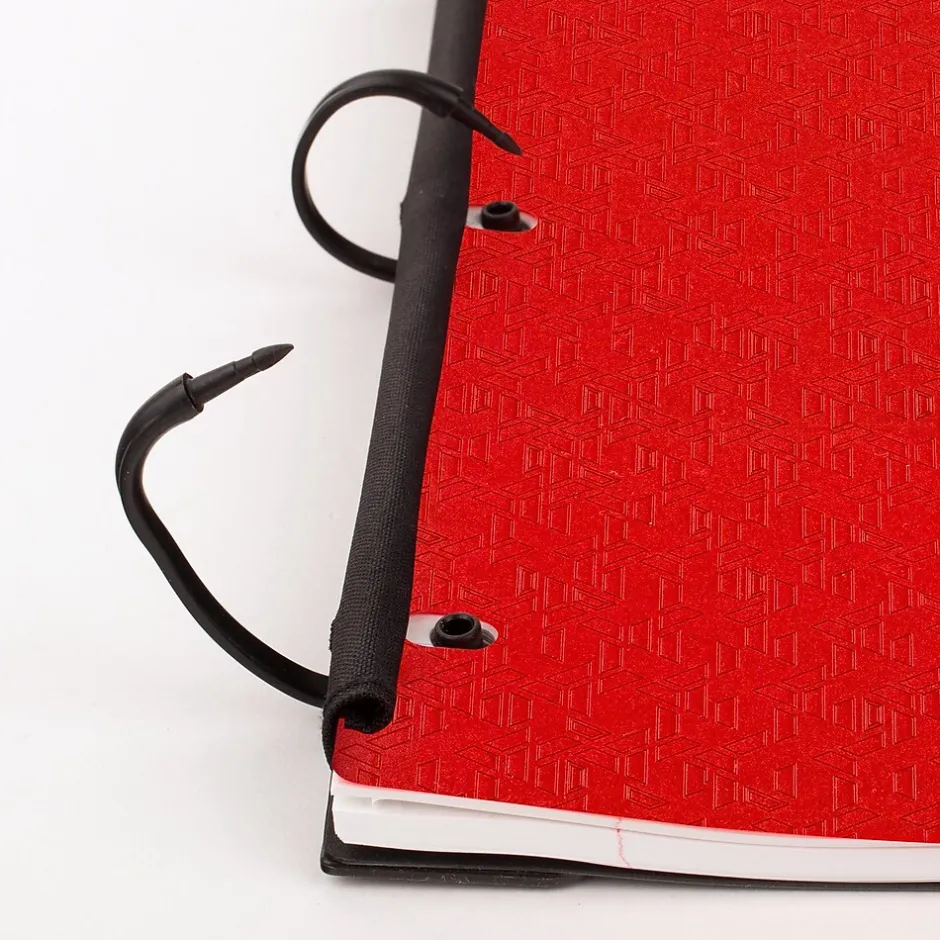 Five Star Flex 1-Subject Notebooks, 8.5" x 11", College Ruled, 80 Sheets, Red (08120) New