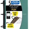 Five Star Flex 5-Subject Subject Notebooks, 8.5" x 11", College Ruled, 150 Sheets, Green (08128) Sale