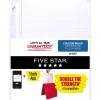 Five Star Reinforced College Ruled Filler Paper, 8.5" x 11", 100 Sheets/Pack (17102/17010) Outlet