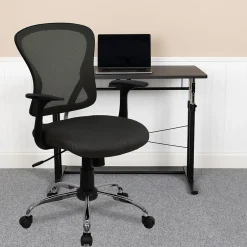Discount Alfred Ergonomic Mesh Swivel Mid-Back Task Office Chair, Dark Gray (H8369FDKGY) Office Chairs
