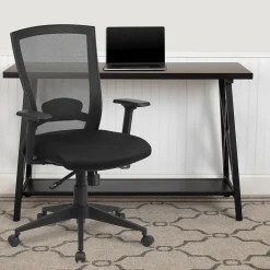 Best Cleo Ergonomic Mesh Swivel Mid-Back Executive Office Chair, Black (HL0004K) Office Chairs