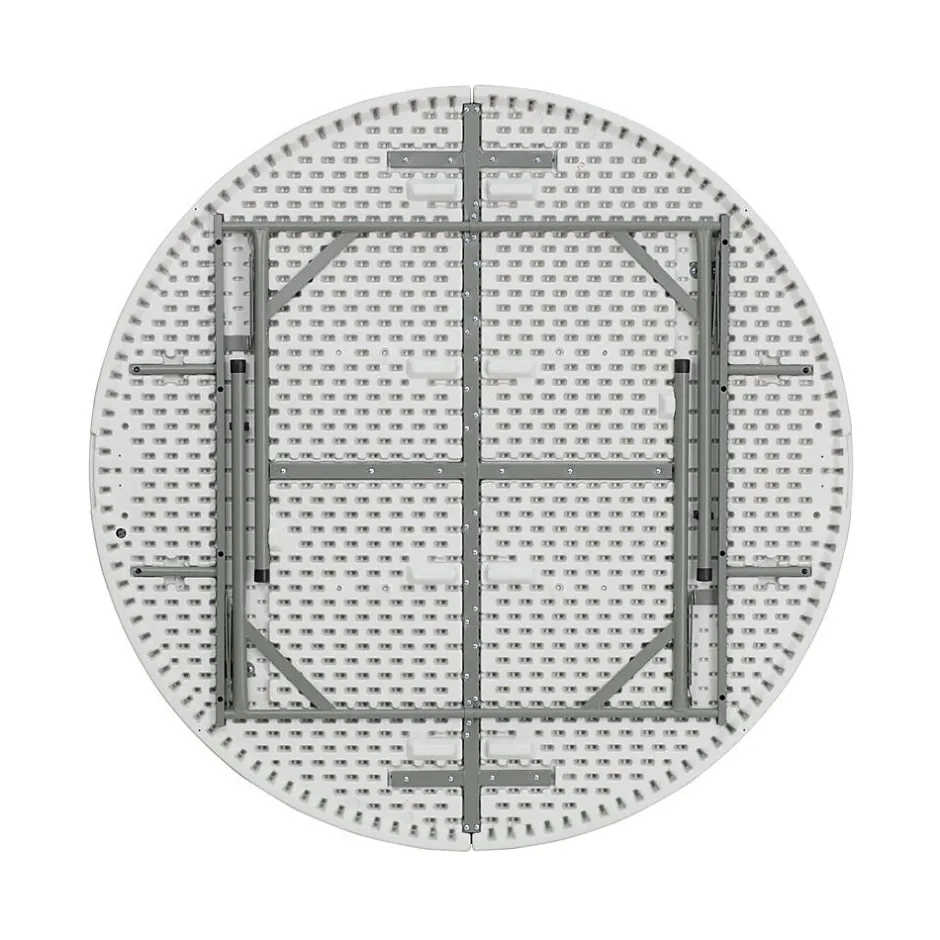 60"Dia. Folding Table, Granite White, 15/Pack (15DADYCZ154GW) Folding Tables