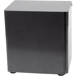 Hot 3-Drawer Cabinet, Legal & Letter Files, Black, 21