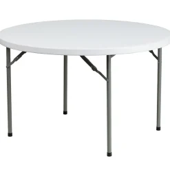 Best Elon Folding Table, 48" x 48", Granite White (DADYCZ122R) Folding Tables