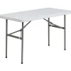 Clearance Elon Folding Table, 48.25" x 24", Granite White (DADYCZ1222) Folding Tables