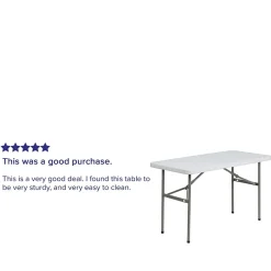 Clearance Elon Folding Table, 48.25