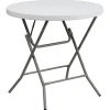 Hot Elon Folding Table, 31.5" x 31.5", Granite White (DADYCZ80RGW) Folding Tables