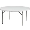 Best Elon Folding Table, 60" x 60", Granite White (DADYCZ154GW) Folding Tables