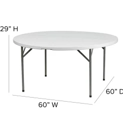 Best Elon Folding Table, 60